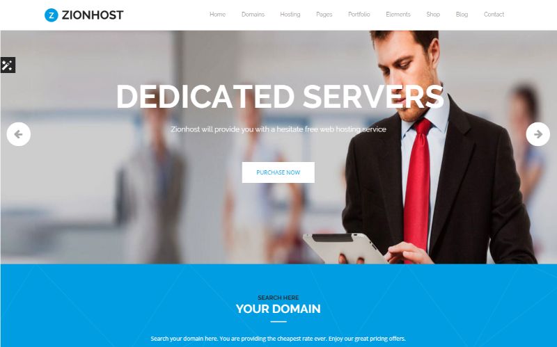 ZionHost ホスティング WordPress テーマ