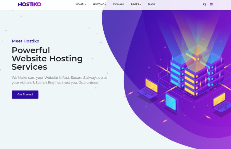 Hostiko Hosting WordPress テーマ