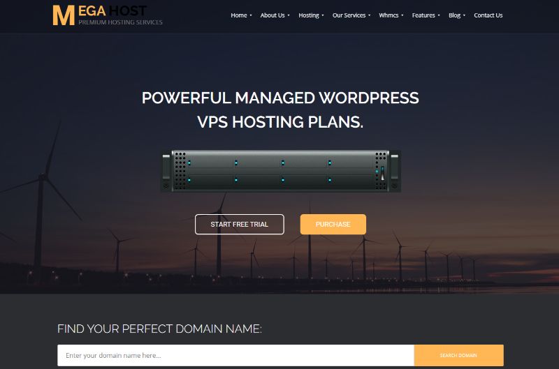 MegaHost ホスティング WordPress テーマ