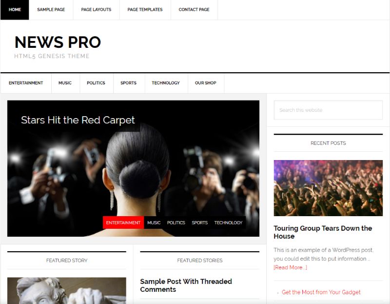 News Pro WordPress テーマ