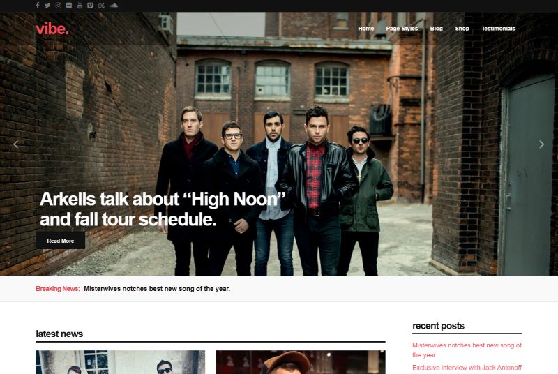 バイブニュースワードプレスのテーマ