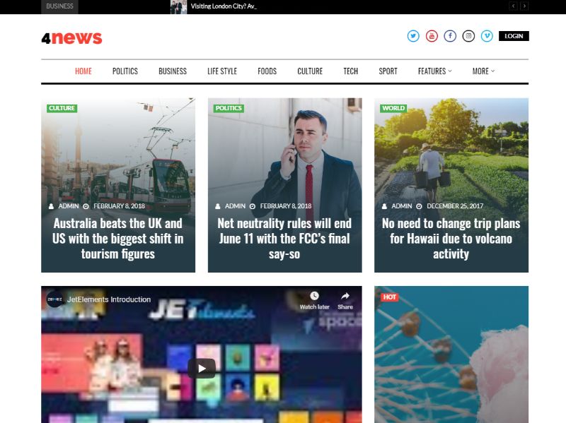 4news WordPress テーマ