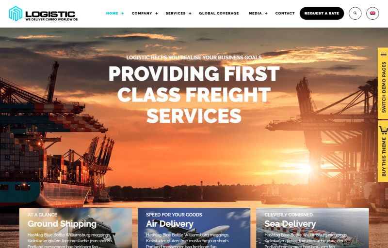 ロジスティックワードプレスのテーマ