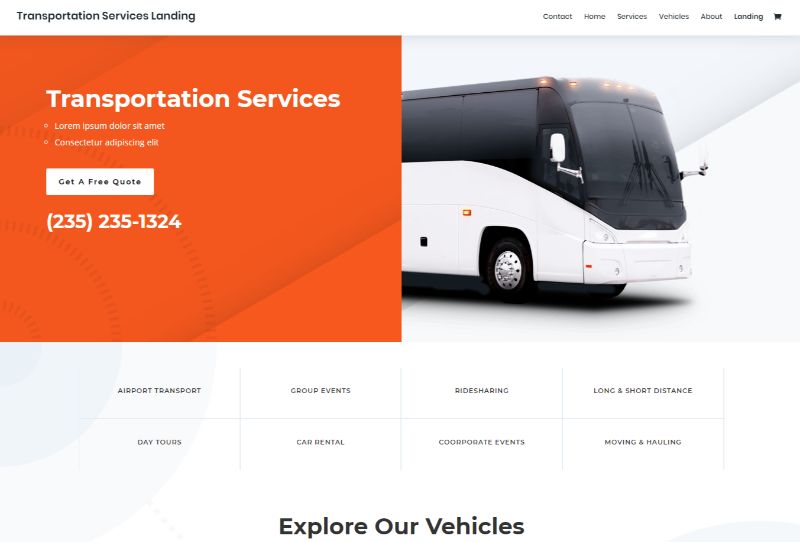 ディビの輸送レイアウト