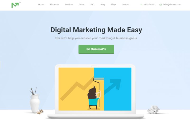 マーケティングプロエージェンシーのWordPressテーマ