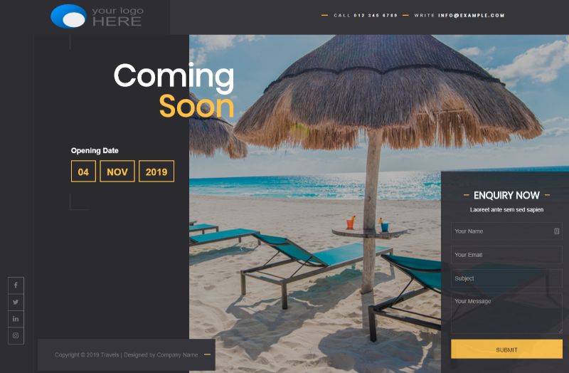 Luzuk Çok Yakında WordPress Teması