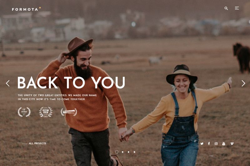 Tema de filme de filme WordPress Formota