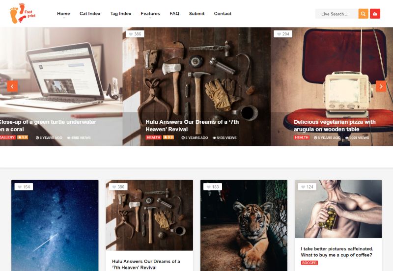 腳網格WordPress主題