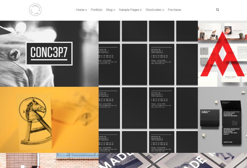 杯子網格 WordPress 主題