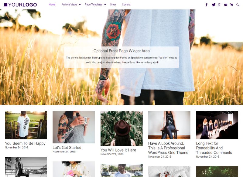 超級網格 WordPress 主題