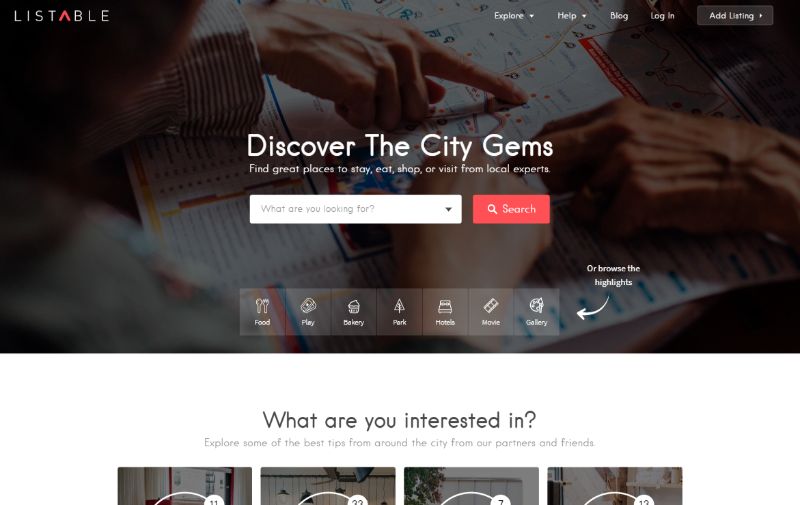 可列出的一列 WordPress 主题