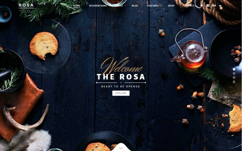 罗莎一栏 WordPress 主题