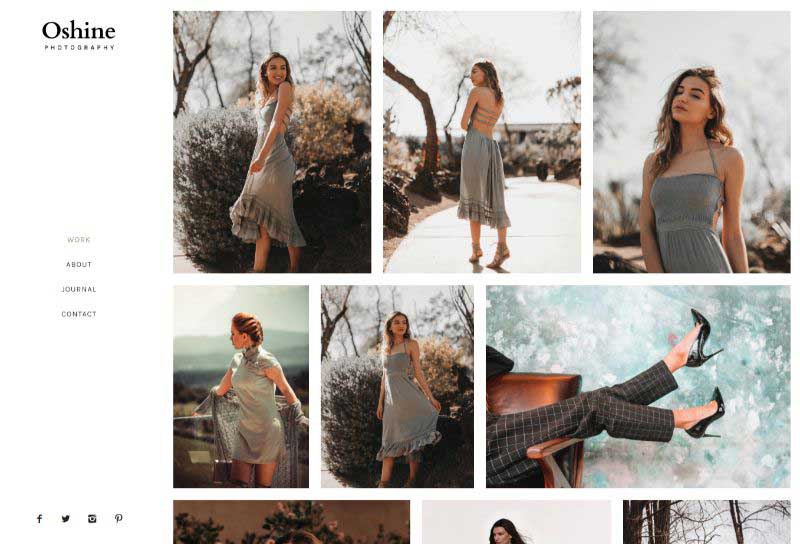 Oshine Dört Sütun WordPress Teması