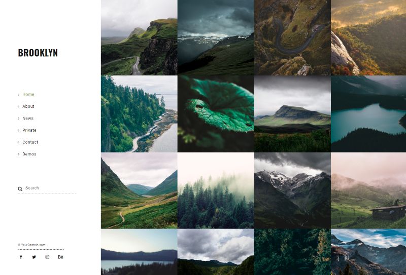 Brooklyn Dört Sütun WordPress Teması