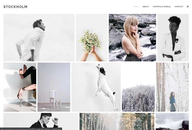 Stockholm Dört Sütun WordPress Teması