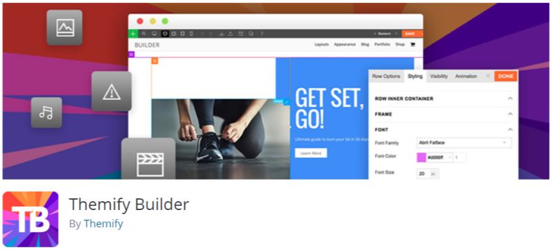 Themify WordPress 페이지 빌더