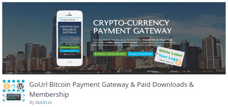 GoURL WordPress Cryptocurrency ปลั๊กอิน Bitcoin