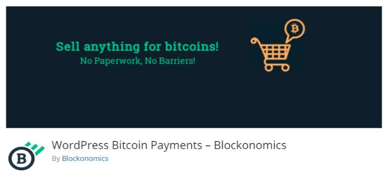 ปลั๊กอิน Blockonomics WordPress Cryptocurrency Bitcoin