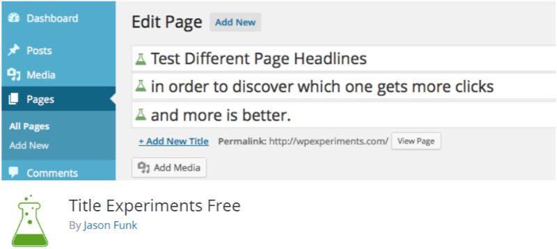 Eksperymenty tytułowe bezpłatne narzędzie do testowania ab