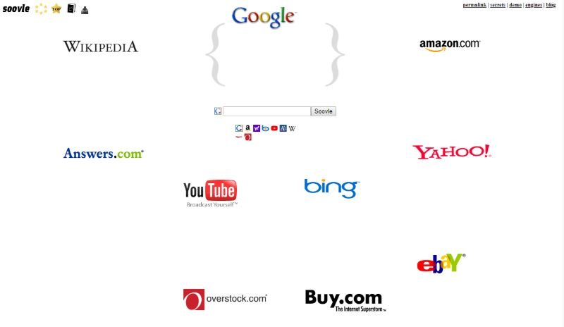 Outil de mots clés gratuit Soovle