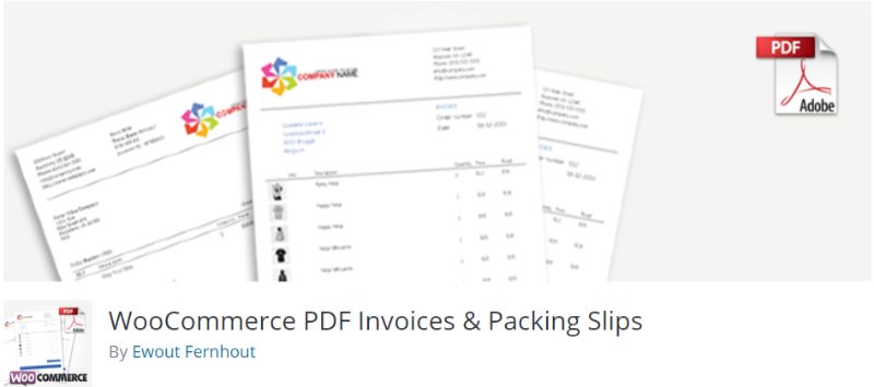 WooCommerce PDF 請求書梱包伝票プラグイン