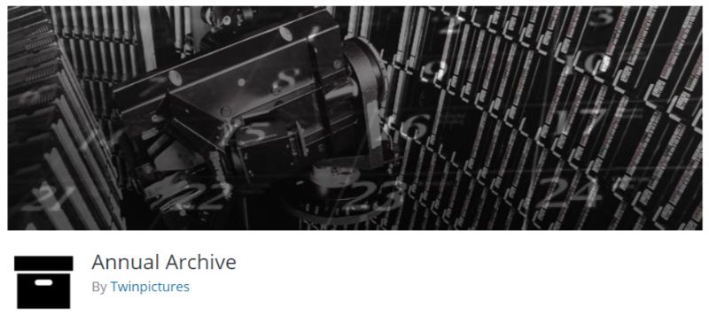 Plugin WordPress di archivio annuale