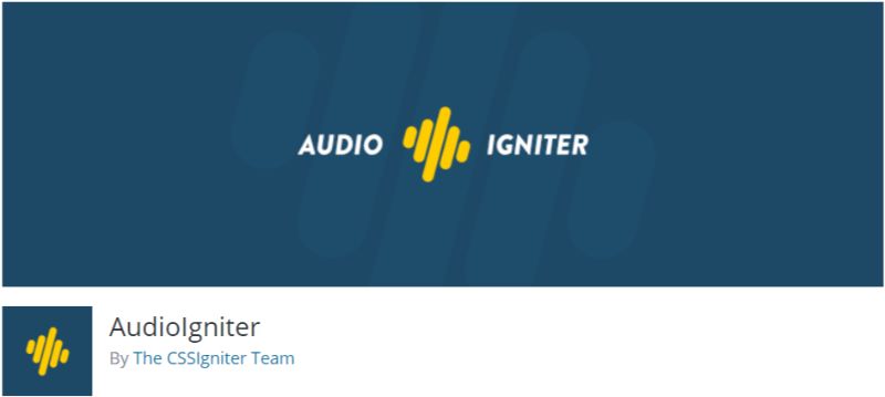 AudioIgniter WordPress eklentisi