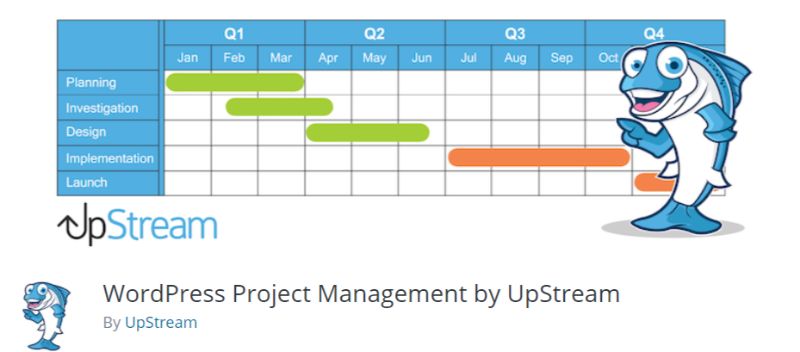 Plugin Manajemen Proyek WordPress UpStream