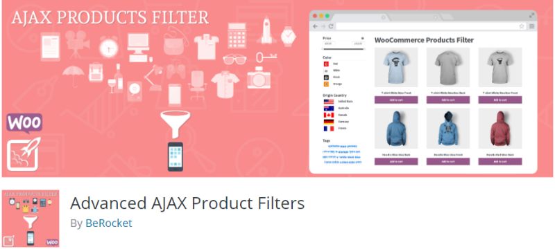 高度な Ajax 製品フィルター プラグイン