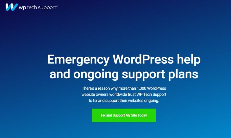 WPTechSupport Wsparcie WordPress Usługi konserwacyjne
