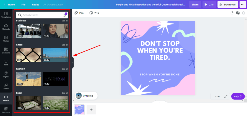 Canva 专业视频