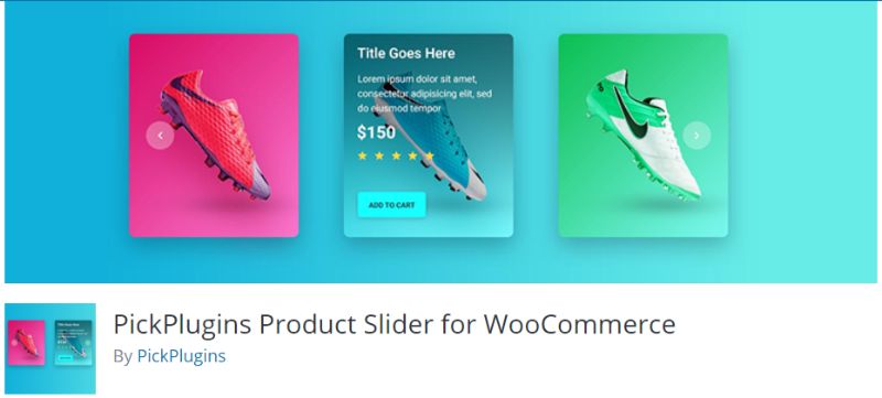 Deslizador de productos PickPlugins para WooCommerce