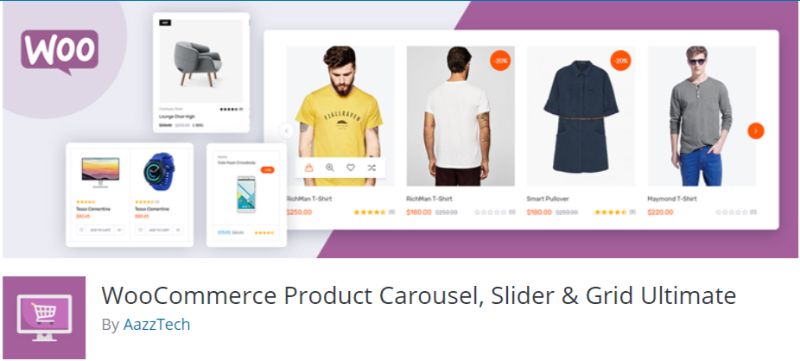 Carrusel de productos WooCommerce Slider Grid Ultimate