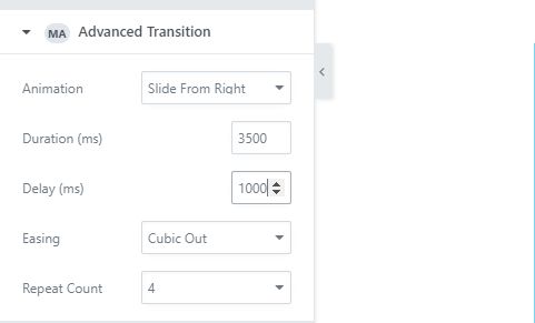 Componenti aggiuntivi principali per le transizioni di Elementor
