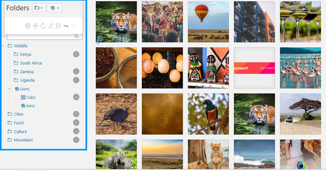 실제 미디어 라이브러리 폴더