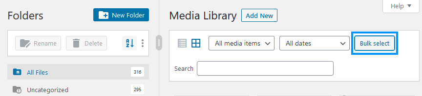 نقل مجمّع لمكتبة وسائط FileBird