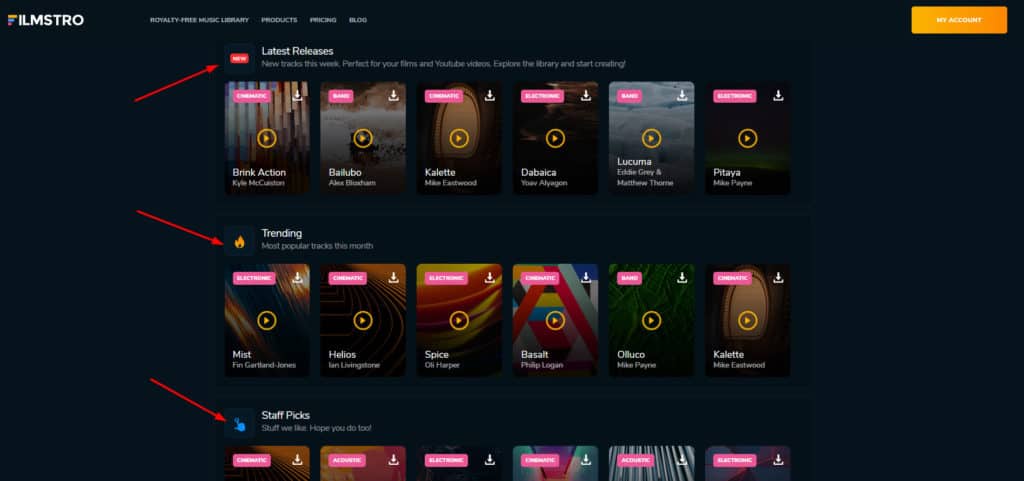 Site-ul Filmstro
