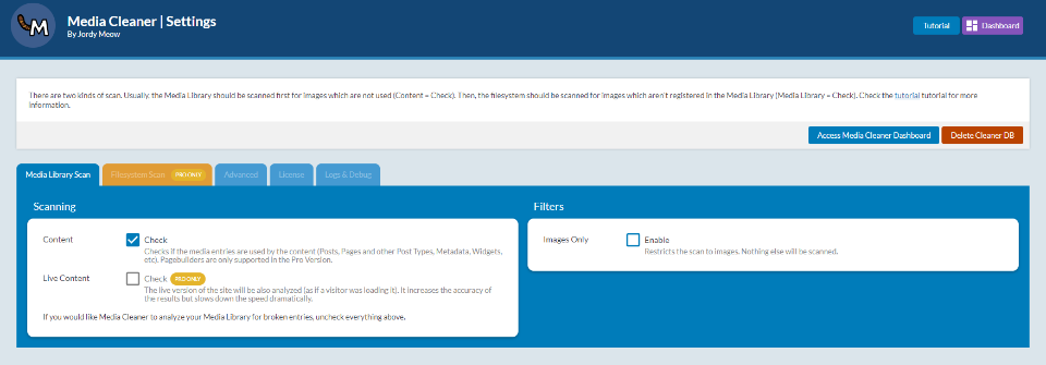 Nettoyeur de médias