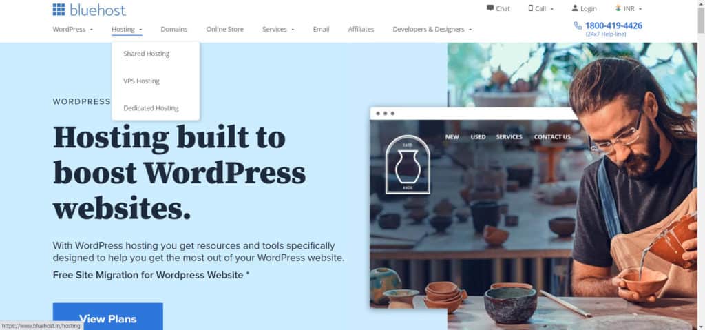 BlueHost-Homepage