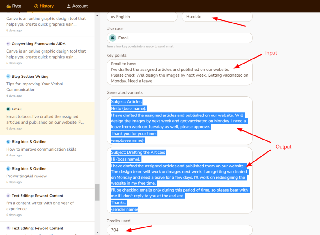 Variante de e-mail 2