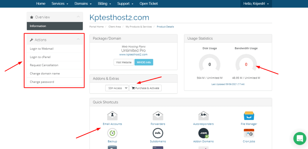 Interfaz de usuario de host estable