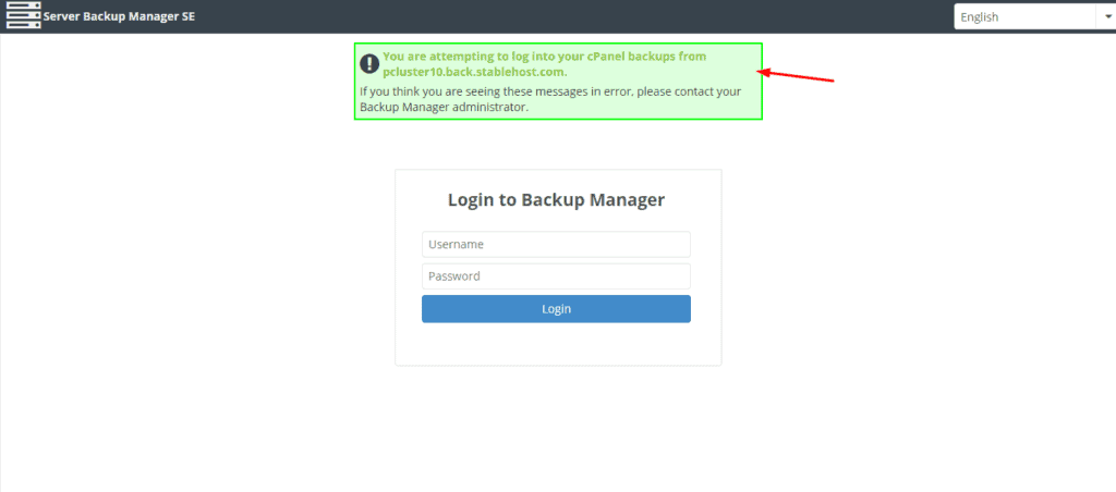 Error de restauración de copia de seguridad