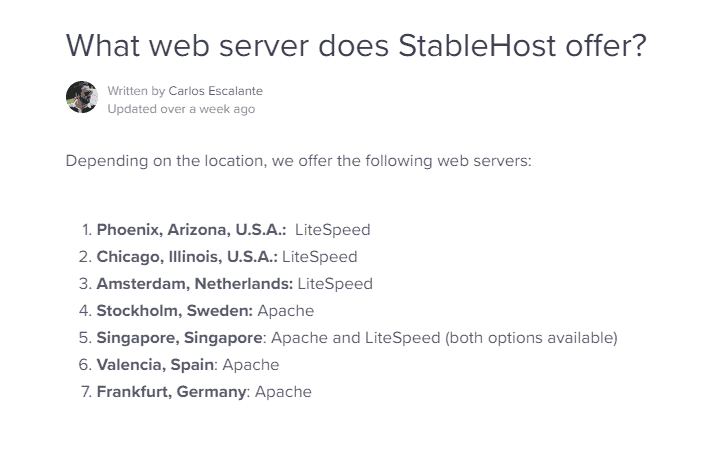 Centros de datos de StableHost