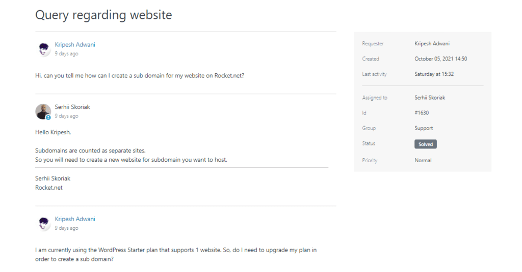 Rocket.net-supporto-ticket-1