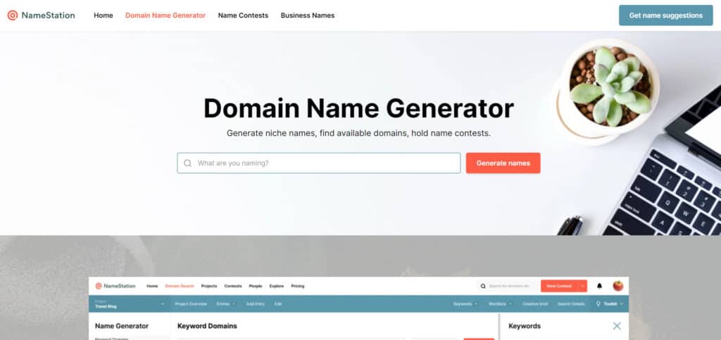 Домашняя страница NameStation
