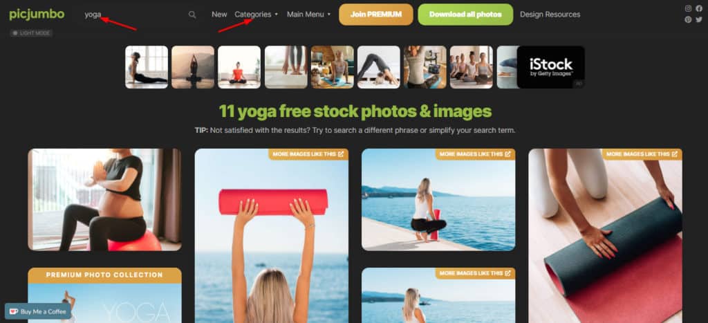 PicJumbo resmi