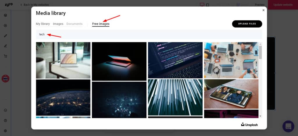 Unsplash biblioteca de imagini