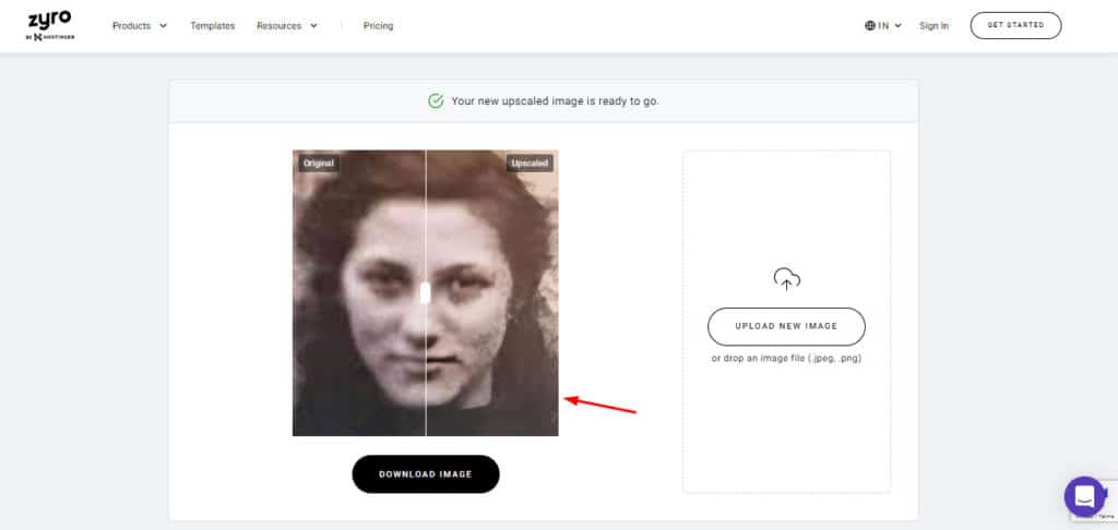 Zyro Image Upscaler