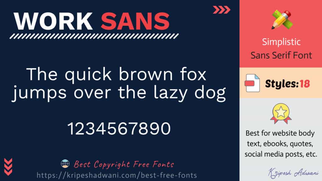ทำงาน-Sans-free-font