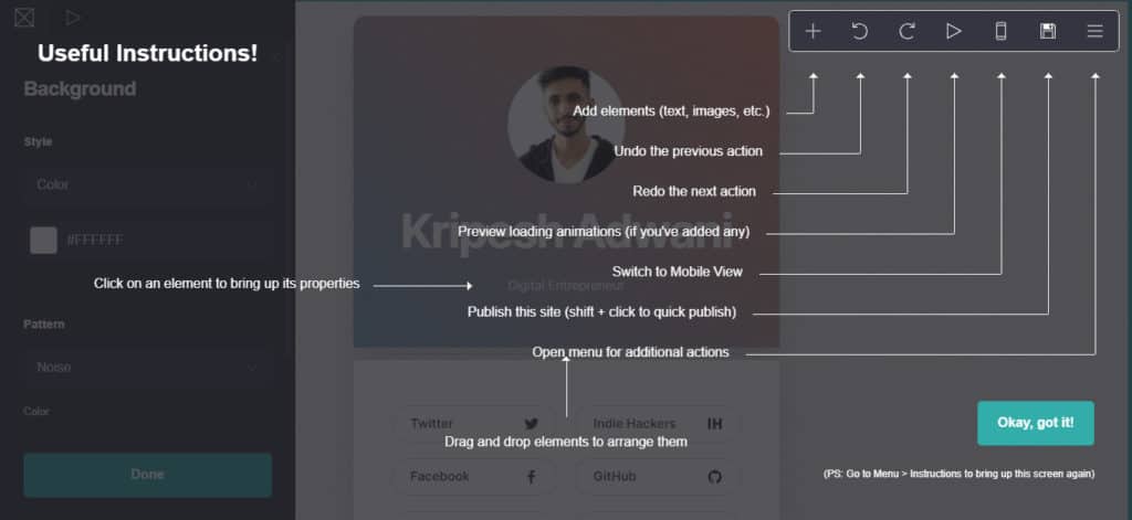 Anweisungen für den Karteneditor